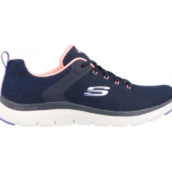 Baskets*Skechers Flex Appeal 4.0 Elegant Ways Bleu
